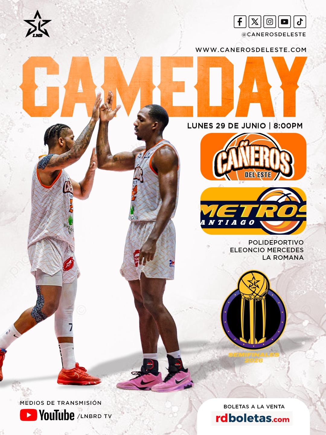 Cañeros vs Metros