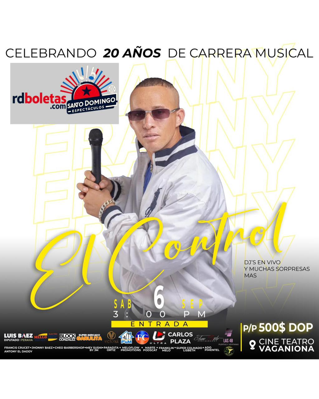 Franny El Control - DJs y Artistas Invitados